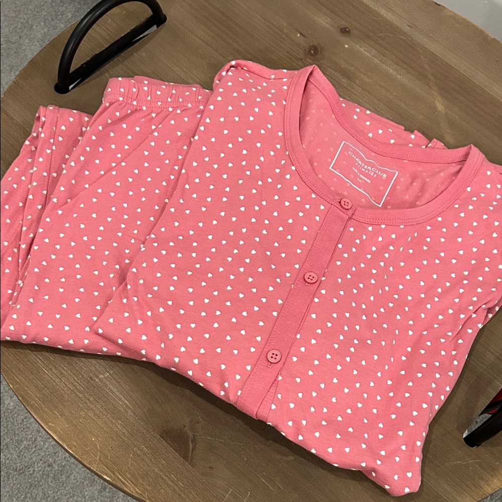 Brand New w/out tags CharterClub Heart PJ’s